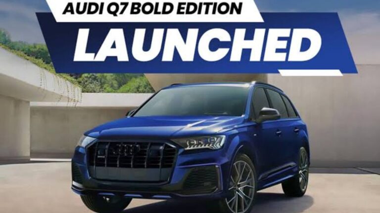 Audi Q7 Bold Edition Car