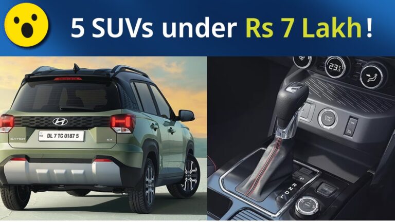 SUVs under Rs 7 Lakh