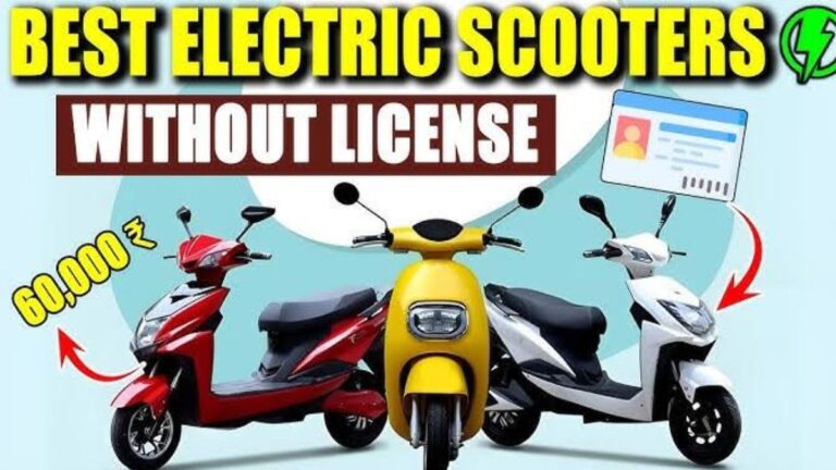 Without Driving Licence Electric Scooter