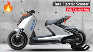 300KM की रेंज और ₹17,000 कीमत के अलावा, लिक हुई Tata Electric Scooter की डिटेल