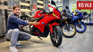 Yamaha लवर के लिए खुशखबरी, नई लुक और कम कीमत में लांच हुई Yamaha R15 V4 Bike