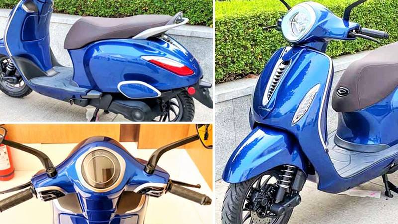 Bajaj Chetak Blue 3202