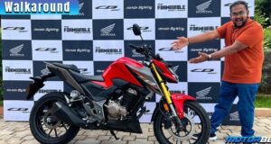 Apache को धूल चटाने दमदार इंजन के साथ मार्केट में आई, Honda CB300F स्पोर्ट बाइक