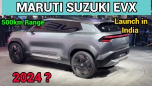 इलेक्ट्रिक अवतार में धूम मचा रही Maruti की यह नयी इलेक्ट्रिक कार Evx 2024